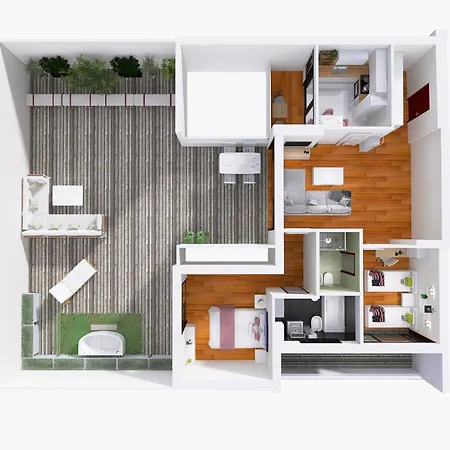 Apartment The Rent - With Terrace And Jacuzzi Milan