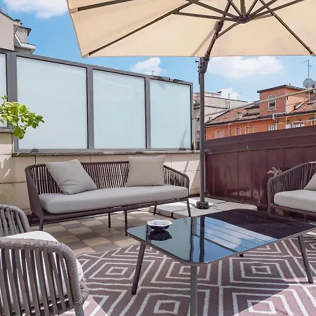 Apartmán Penthouse In - 2 Terraces And Netflix Milán