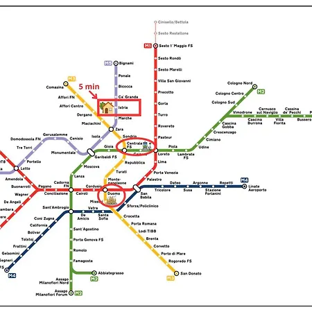 Appartamento Free Private Parking - 5 Min To Metro - Access Control Guard - Quiet *