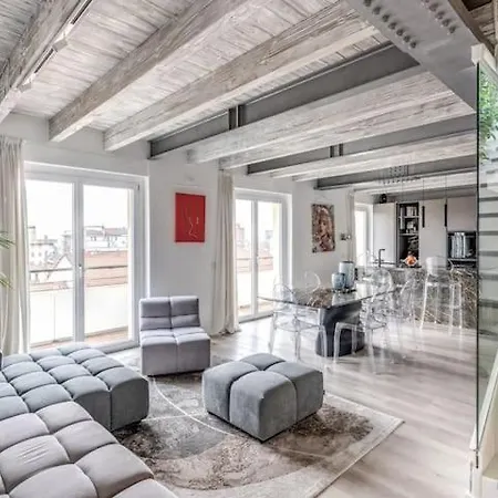 公寓 Readmyhostprofile! Luxury 4 Bedroom Penthouse Near Duomo *
