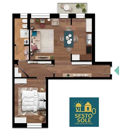 Sesto Sole - Wide 6th Floor - Near Prada-bocconi-ieo Apartamento *