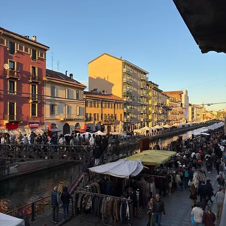 アパート La Finestra Sul Naviglio Grande *