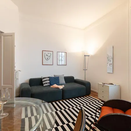 Apartmán Chic Design 80 Sqm - Sleeps 6 - Metro 2 Min Milán