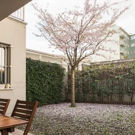 Stylish Loft With Garden, 8 Guests, 3 Bedrooms 公寓 米兰