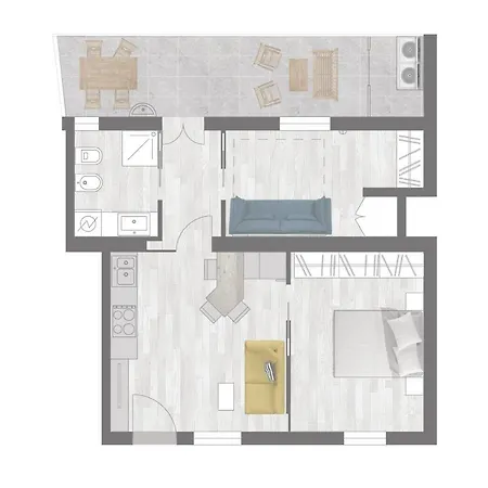 Divina With Terrace - Navigli District - Free Wifi