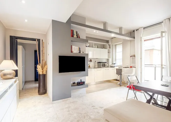 דירה Guesthost - Forlanini M4 Modern With Balconies