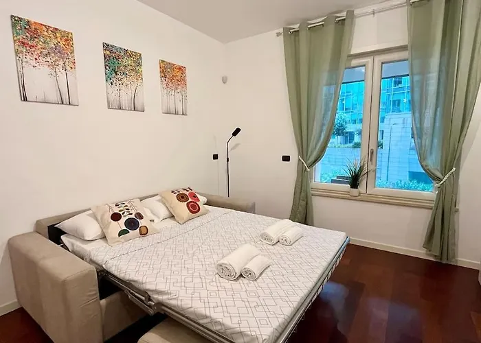 Apartmán Station, 4-bed With Terrace Milán