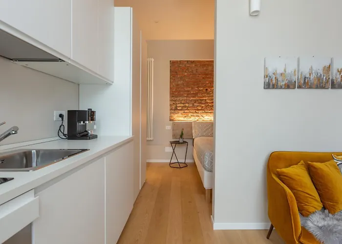 Raffinato E Stylish Monolocale Milanese * Milánó