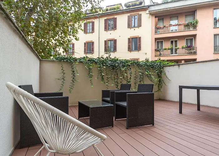 Διαμέρισμα Historic Center-navigli Private Terrace 4 Pax Wifi