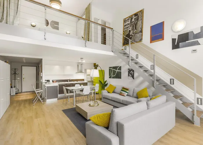 Apartment Design Loft Turro Con Garage E Giardino Privati *