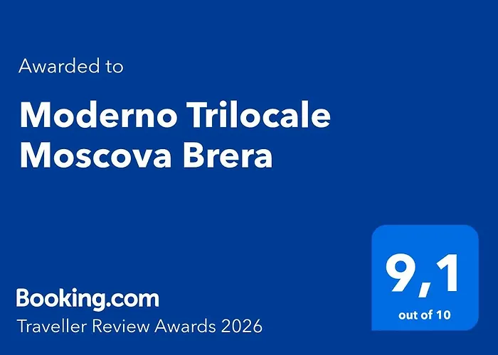 Moderno Trilocale Moscova Brera Milánó