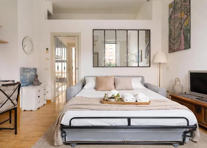 아파트 Private Parking - Stylish Navigli Loft 밀라노