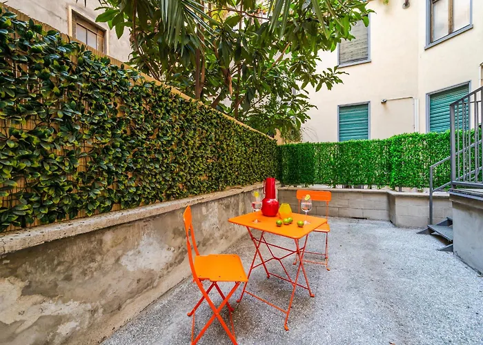 The Botanical Court - Secret Patio In Porta Venezia *