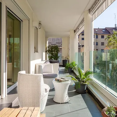 Luxury With Terrace - Forze Armate Appartement Milaan