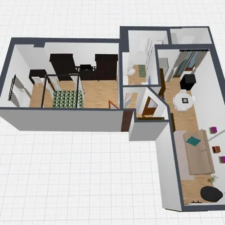 ! Esotico ! Letto Baldacchino - Metro 5 Min - 50mq Apartament