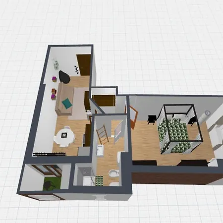 Apartament ! Esotico ! Letto Baldacchino - Metro 5 Min - 50mq
