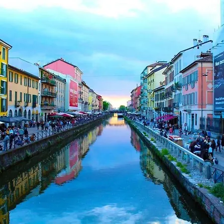 아파트 Daniela's Spazioso Ai Navigli 밀라노