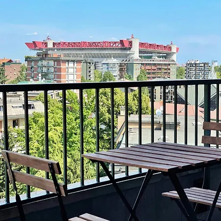 Bwr - Elegant Loft With Terrace, San Siro Apartment