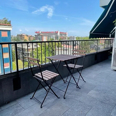 Bwr - Elegant Loft With Terrace, San Siro Apartment *