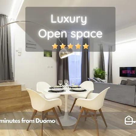 Duomo-centrale Luxury Open Space アパート ミラノ