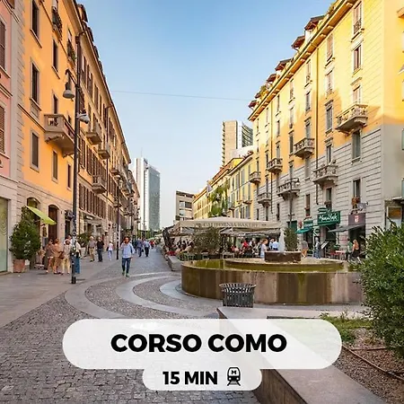 Apartmán Bright & Modern 2 Min Metro 20min Niguarda H *
