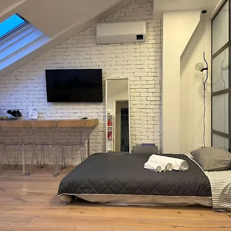 Apartament Life Modern Design 10 Mt Da M Lilla Mediolan