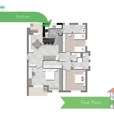 Modern 3 Bedroom With Balcony Steps From San Siro By Rentopolis Apartment Mailand