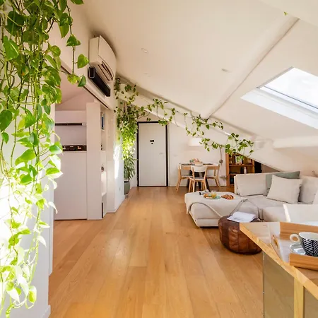 Daire Bright Penthouse Attic In The Heart Of