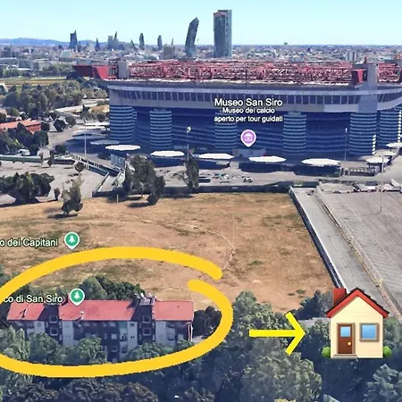 Free Park, 100m From San Siro, Derby Two-room Apartamento Milão