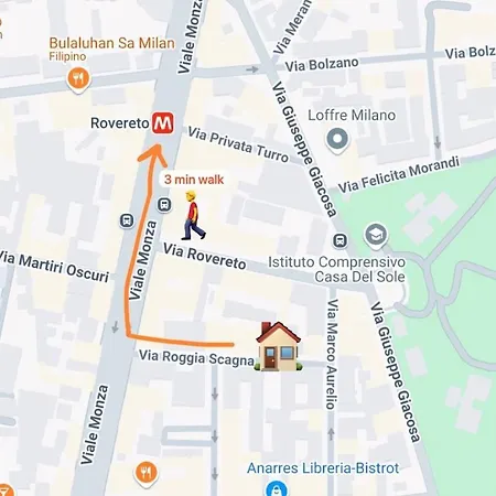 Loreto 15 Mins From Duomo - M1 Rovereto 公寓 米兰