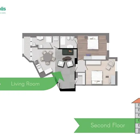 Spacious 2bdr With Balcony Arco-sempione Area, By Rentopolis Apartamento