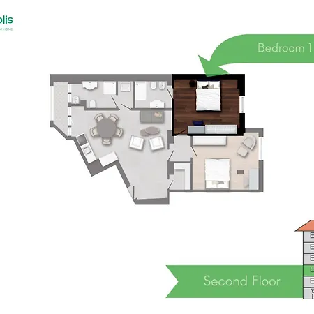 Spacious 2bdr With Balcony Arco-sempione Area, By Rentopolis * Milão