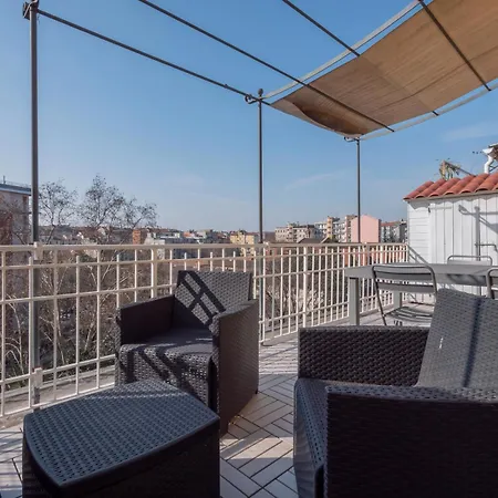 De Angeli San Siro Penthouse With Terraces * Milán