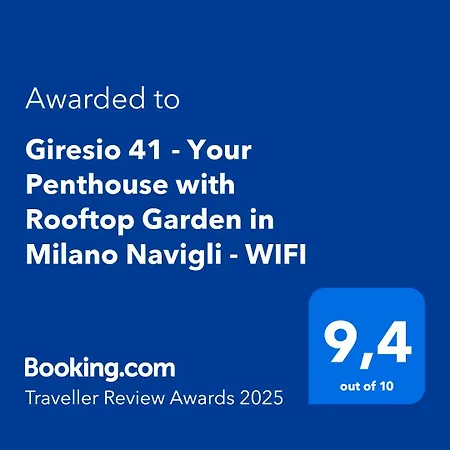 Giresio 41 - Your Penthouse With Rooftop Garden In Navigli - Wifi *