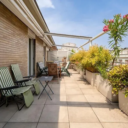 Daire Glamorous Terrace - Esclusivo 3bdr A 300mt Da Milano