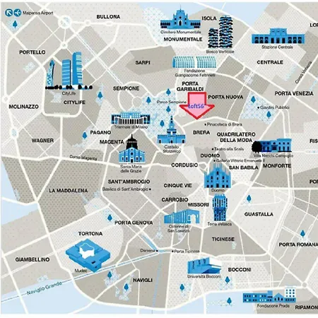 Appartement The Model's 35mq - Brera Moscova Wifi 338mb *