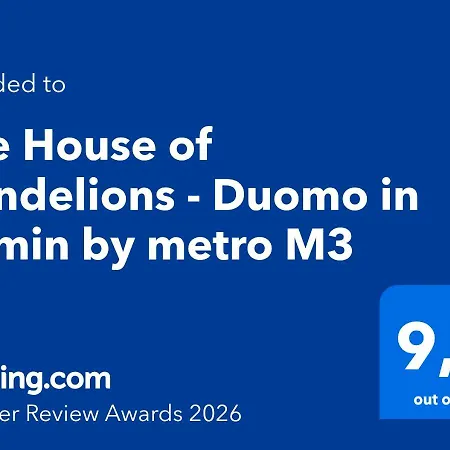 The House Of Dandelions - Duomo In 15min By Metro M3 Apartment