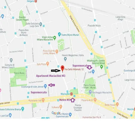 Apartment Maciachini M3 Milan