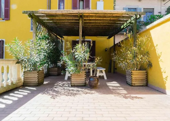 Ma08a - Beautiful Flat With Terrace In P.ta Nuova アパート ミラノ