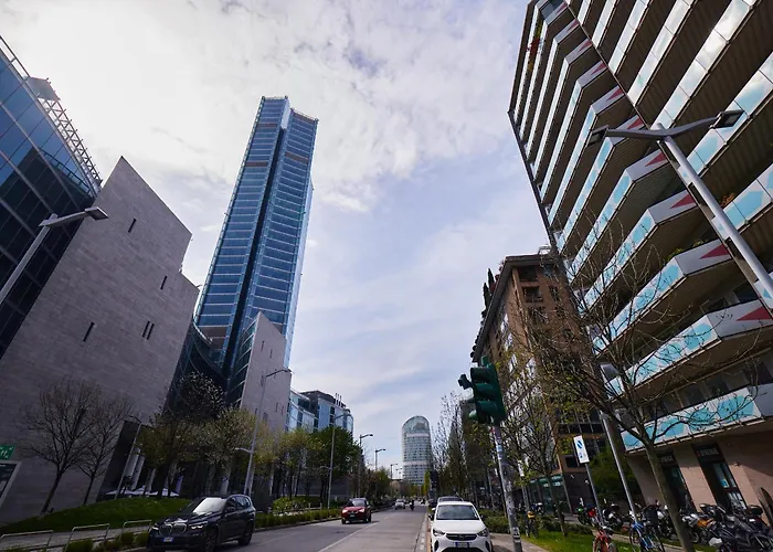 아파트 Italian Fashion - Luxurious Marble City Center 밀라노