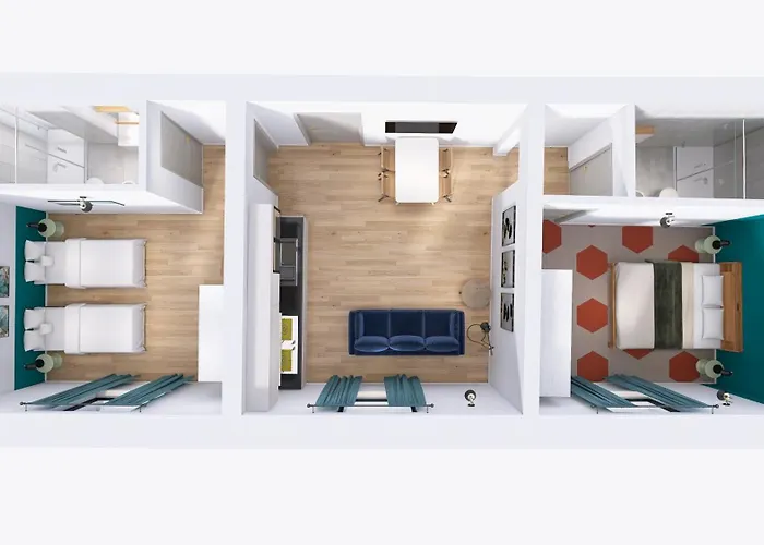 The Rent - Spacious Two Bedrooms Near Porta Romana Milano