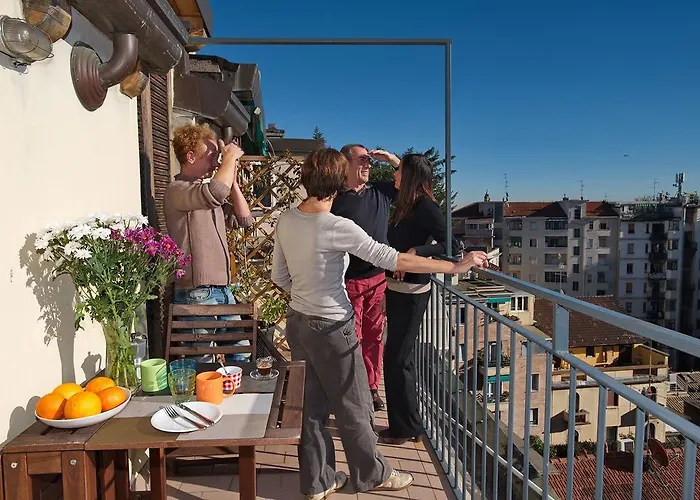 Апартаменты Skyline In Citta Studi A 1 Minuto Dal Metro Con Terrazzo Wi-fi E Netflix