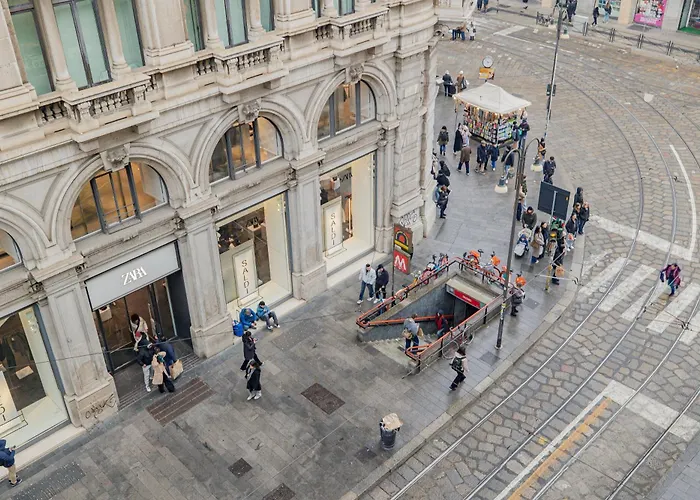 Bilocale In Piazza Duomo 4pax Apartmán Milán