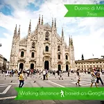 San Babila Duomo View With Shared Rooftop Terrace *