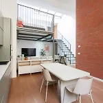 Lägenhet Cozy And Elegant Design Loft Milano