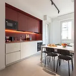 San Siro Red Flat - Vicino Stadio, Metro, Fiera Milanocity, Citylife *