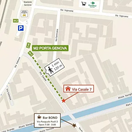 P&d Navigli Via Casale * ميلان