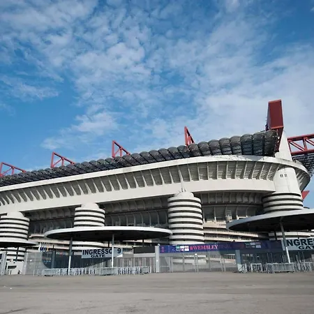 Rafqa San Siro's View Lotto Life De Angeli Fiera With Garden Appartement Milan