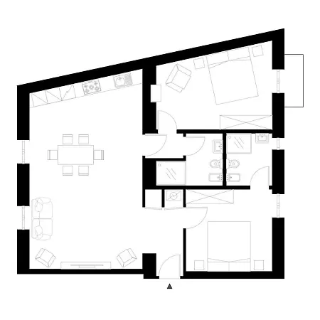 Apartamento The Rent - Cozy Two-bedrooms In Pasteur District