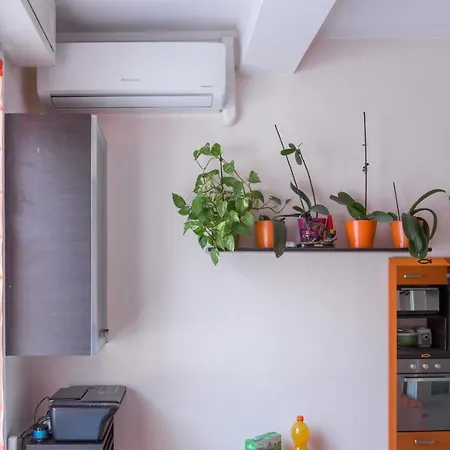 Bright & Cozy With Balcony בית הארחה *